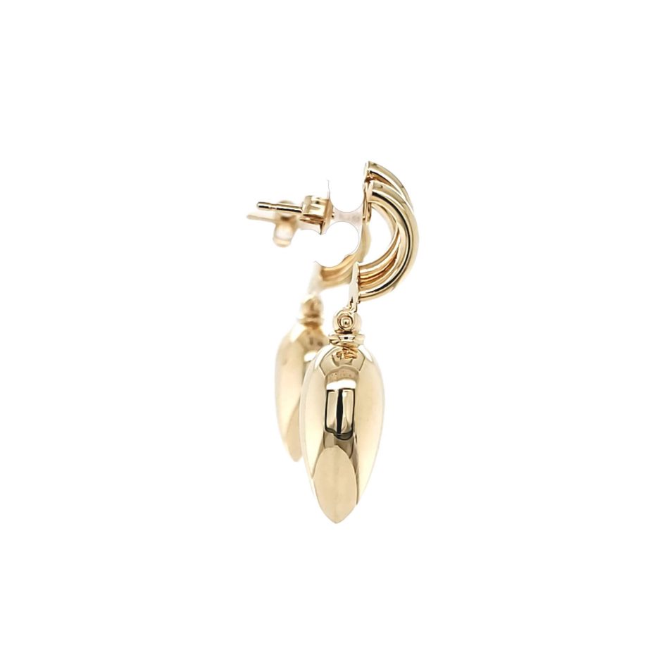 14K Gold Fashion Dangle Earrings - Image 5