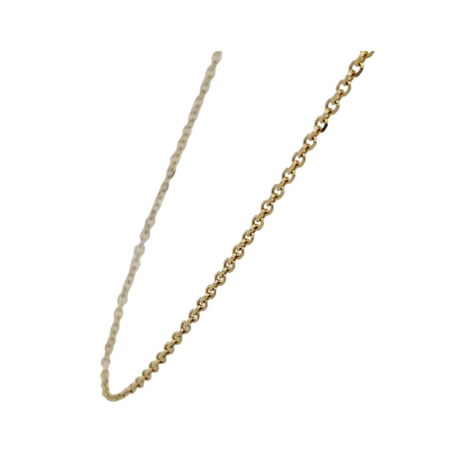 14K Gold Cable Chain - 16" - Image 3