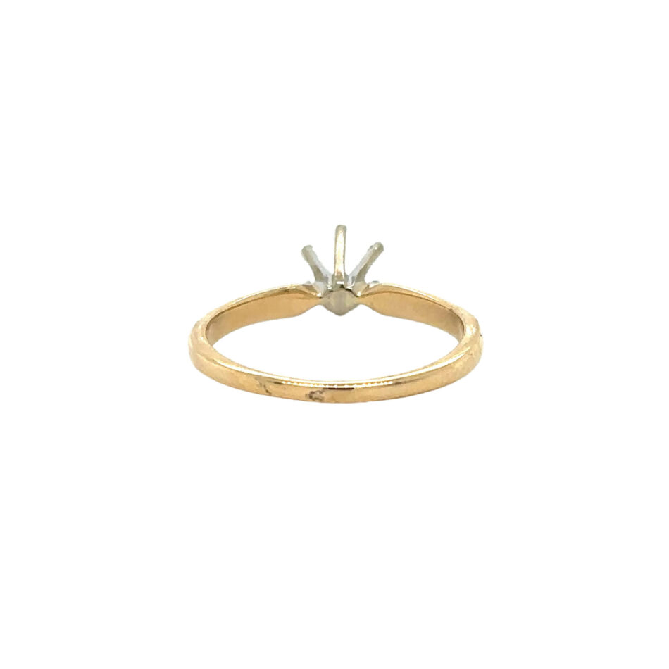 14K Gold Solitaire Engagement Ring - Image 4