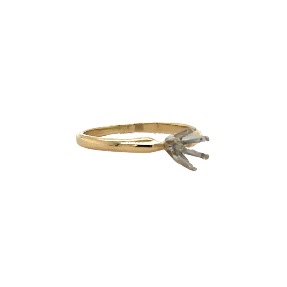 14K Gold Solitaire Engagement Ring - Image 6