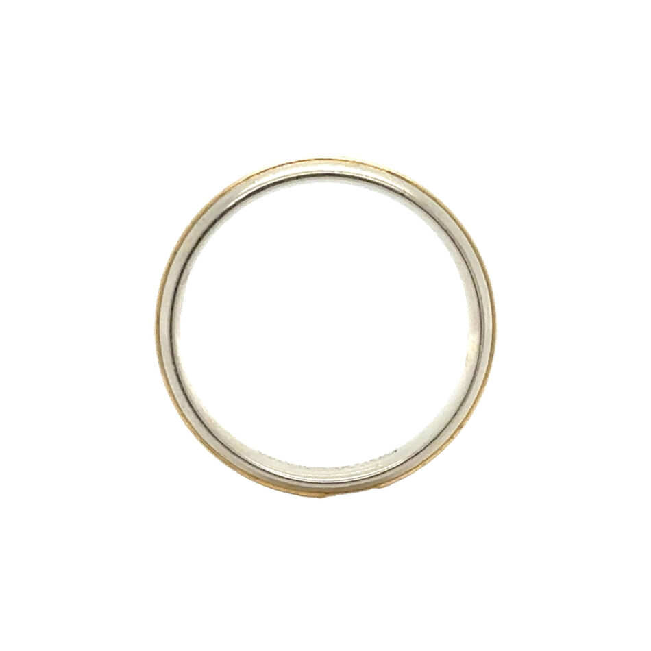 14K Two-Tone Men's Band - Image 8