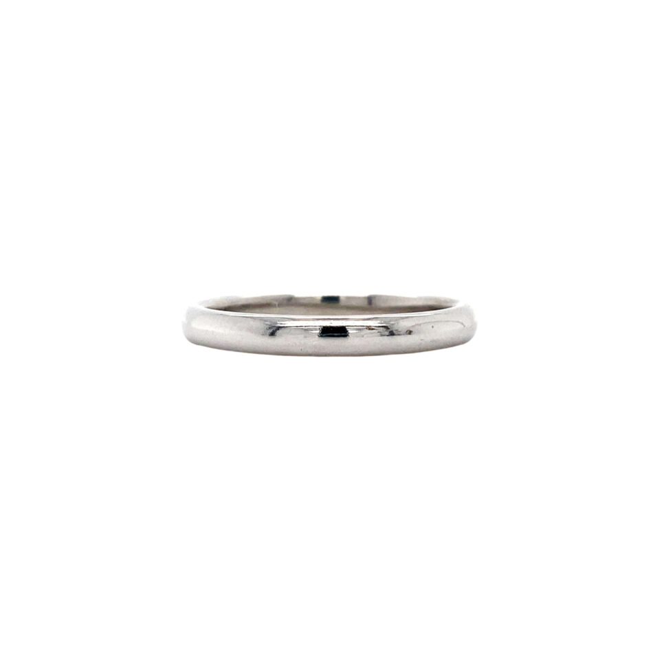 14K White Gold 3mm Band - Image 3