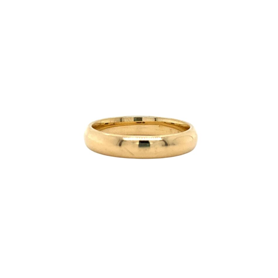 18K Gold 3.7mm Band - Image 5