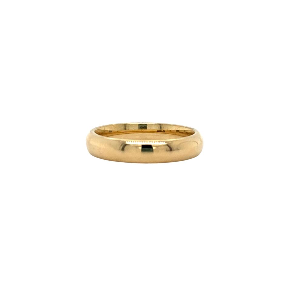 18K Gold 3.7mm Band - Image 4