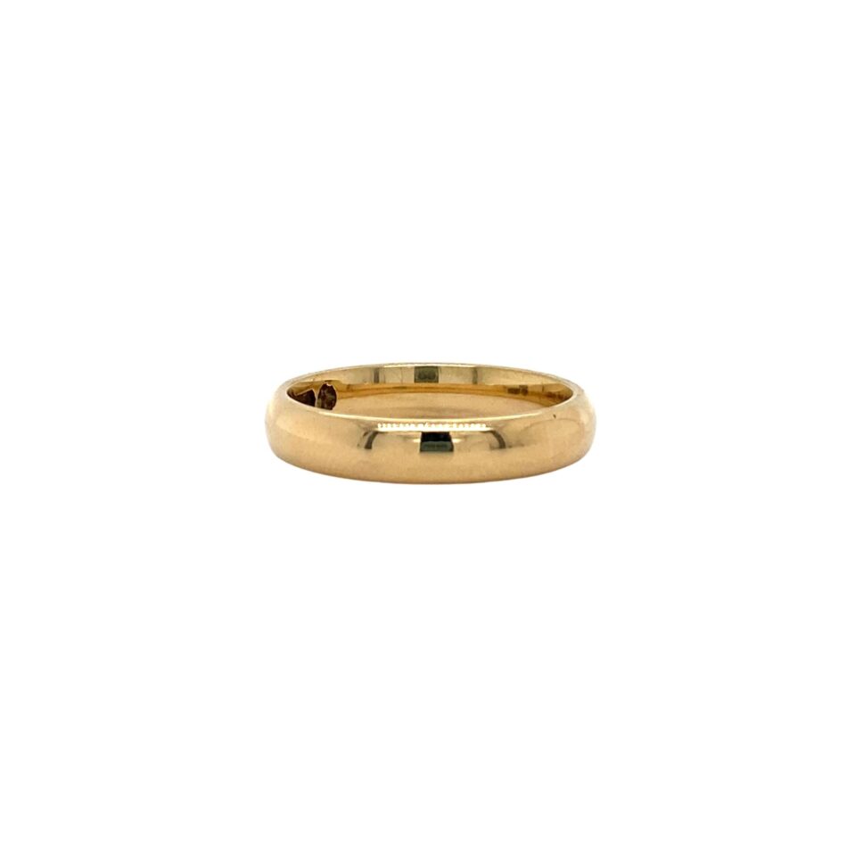 18K Gold 3.7mm Band - Image 6