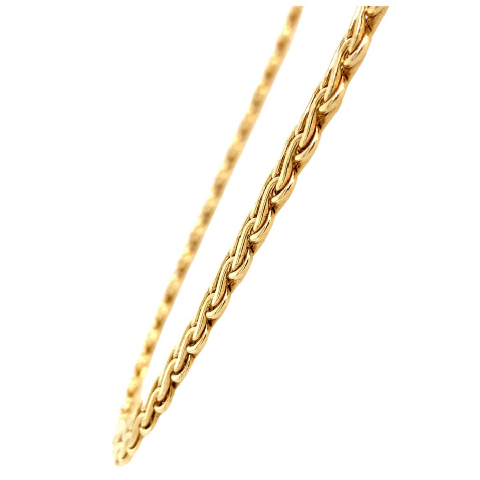 14K Gold Fancy Double-Link Chain - Image 3