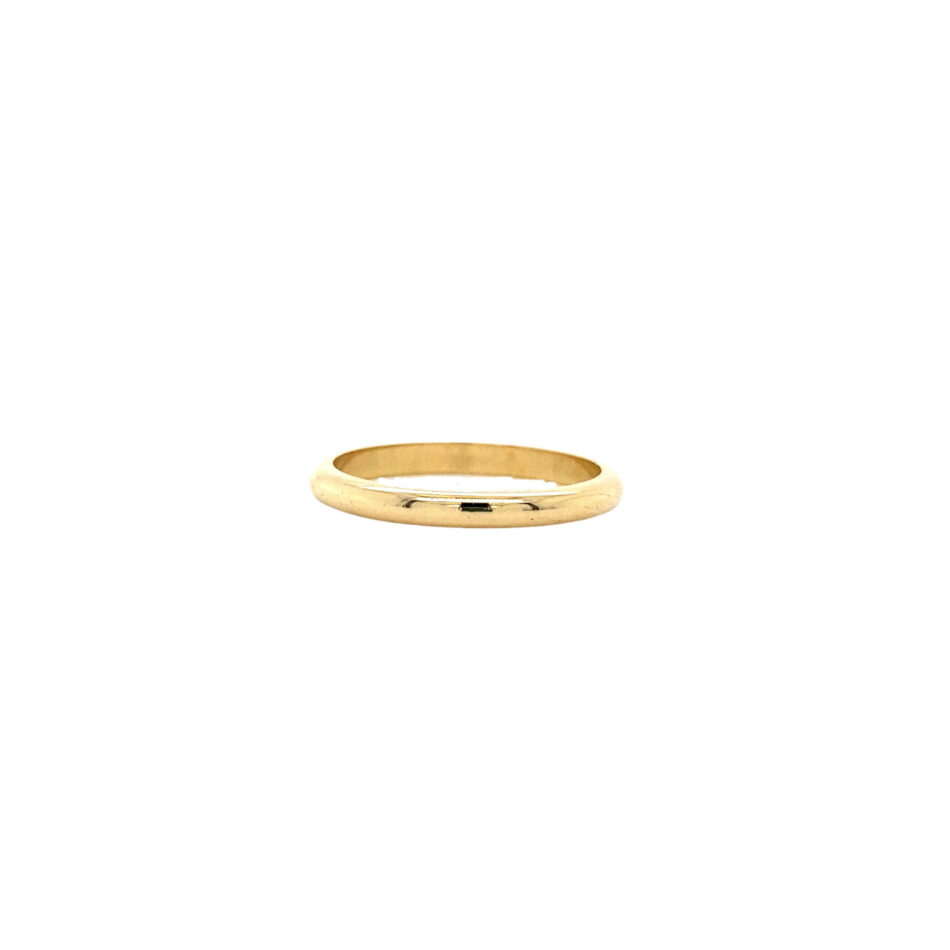 14K Gold 2mm Band - Image 4