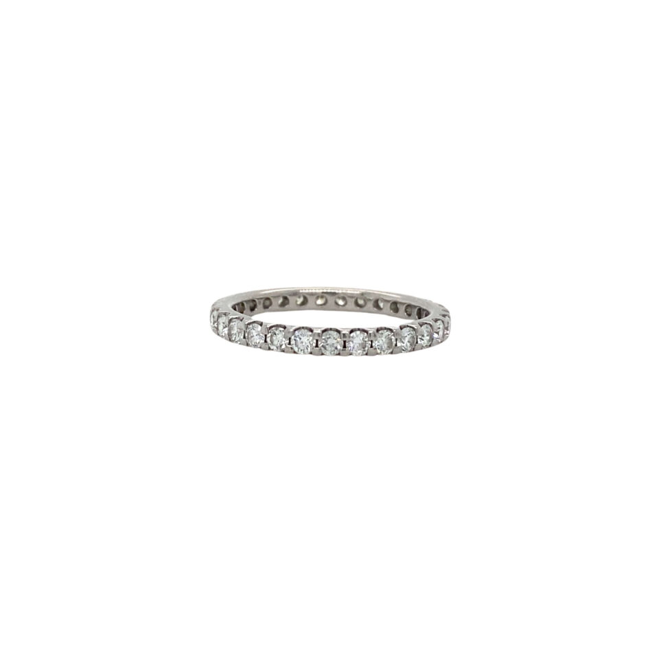 Platinum 1ctw Diamond Eternity Band - Image 3