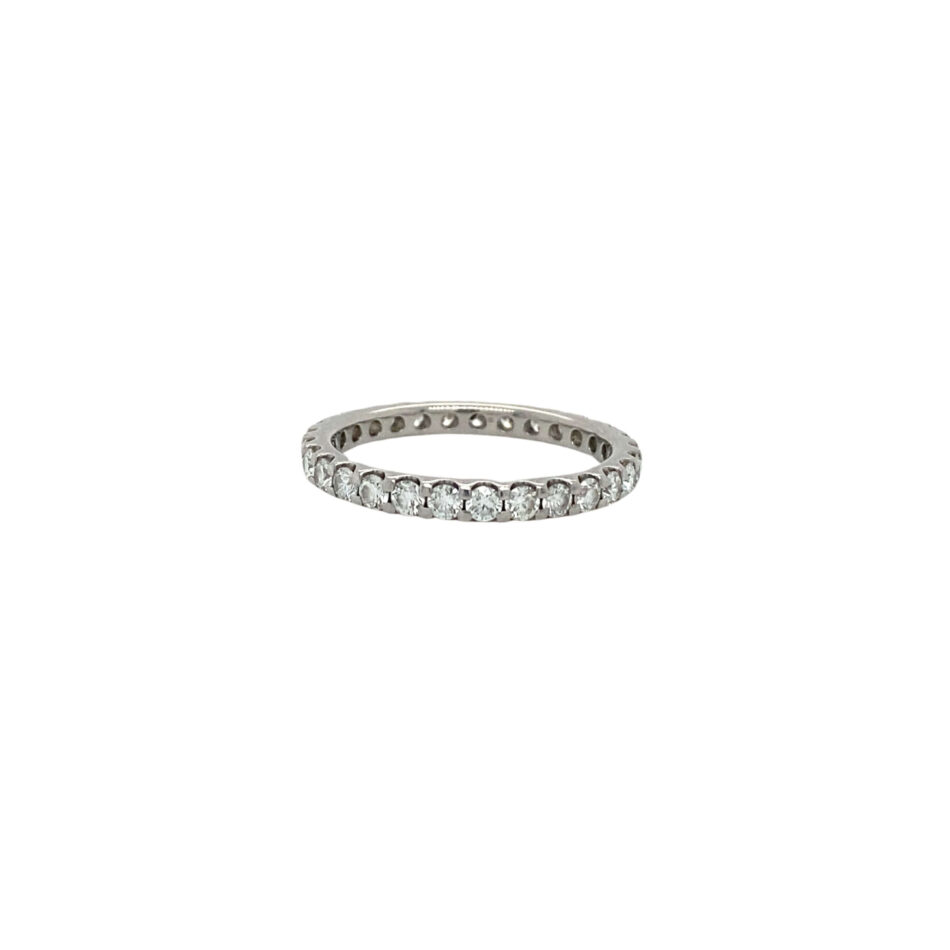 Platinum 1ctw Diamond Eternity Band - Image 4