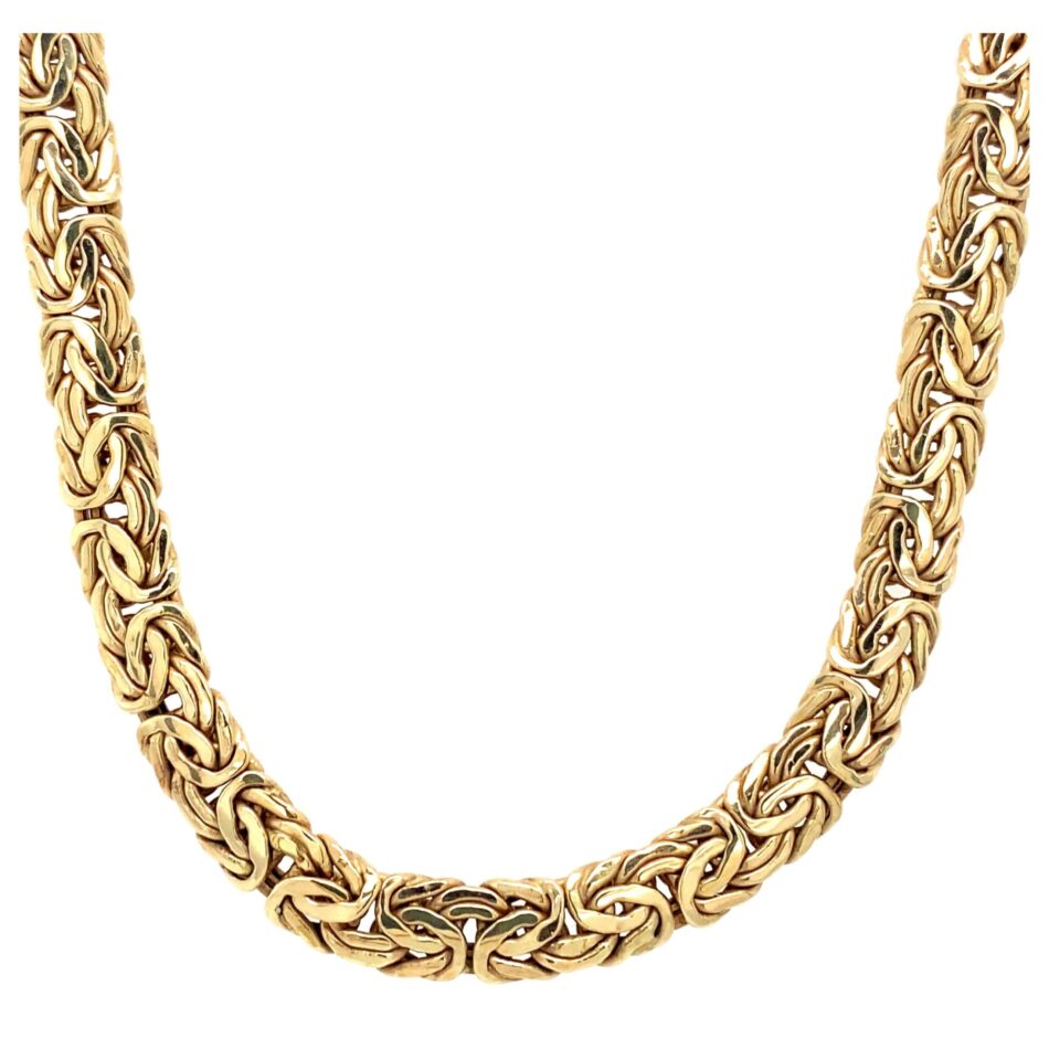 14K Gold Byzantine Chain - 16"