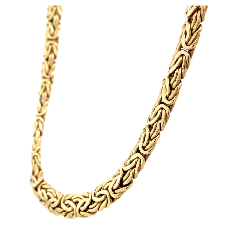 14K Gold Byzantine Chain - 16" - Image 2