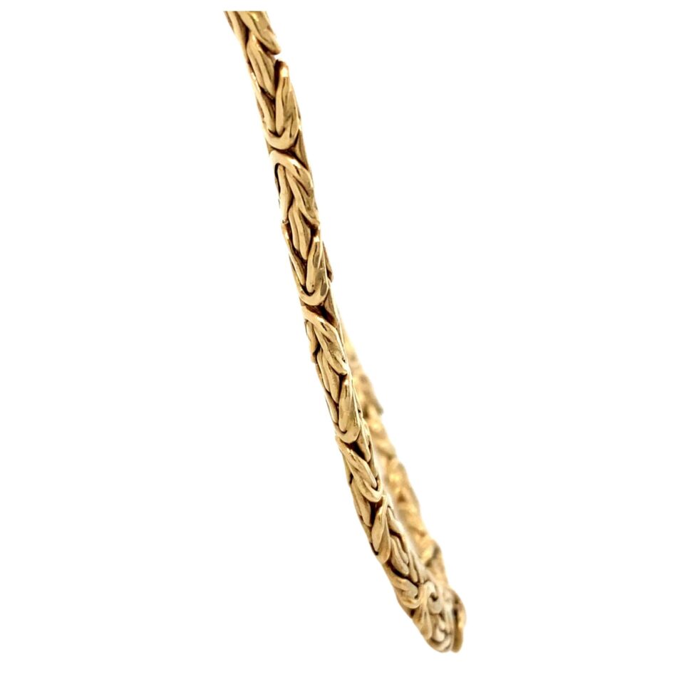 14K Gold Byzantine Chain - 16" - Image 5