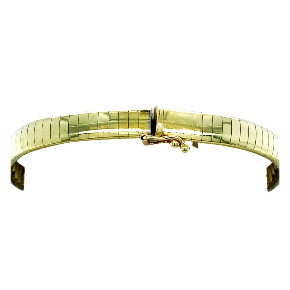 14K Gold Flexible Bangle - Image 4