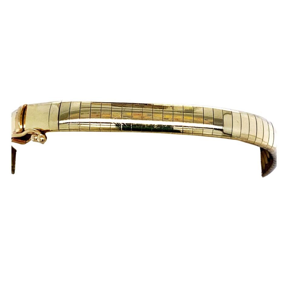 14K Gold Flexible Bangle - Image 5