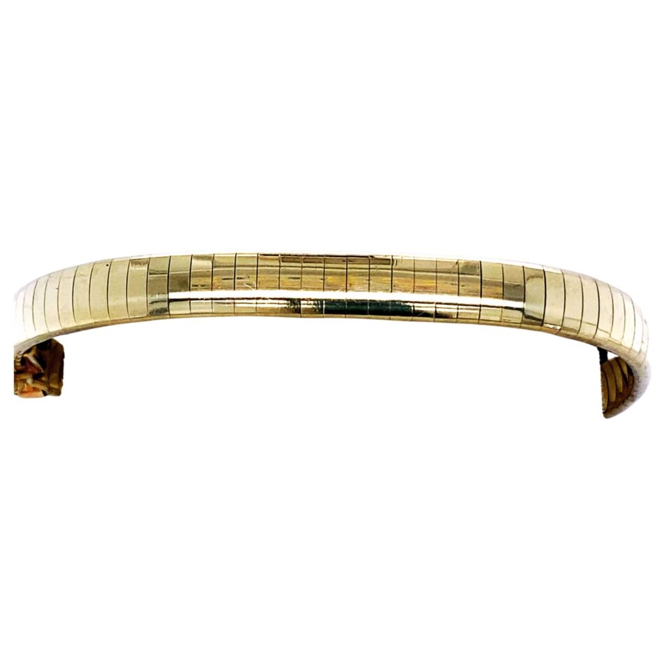 14K Gold Flexible Bangle - Image 6