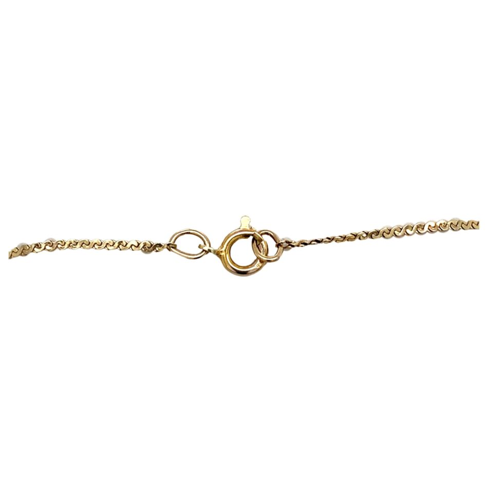 14K Gold Flat S-Link Bracelet - Image 4