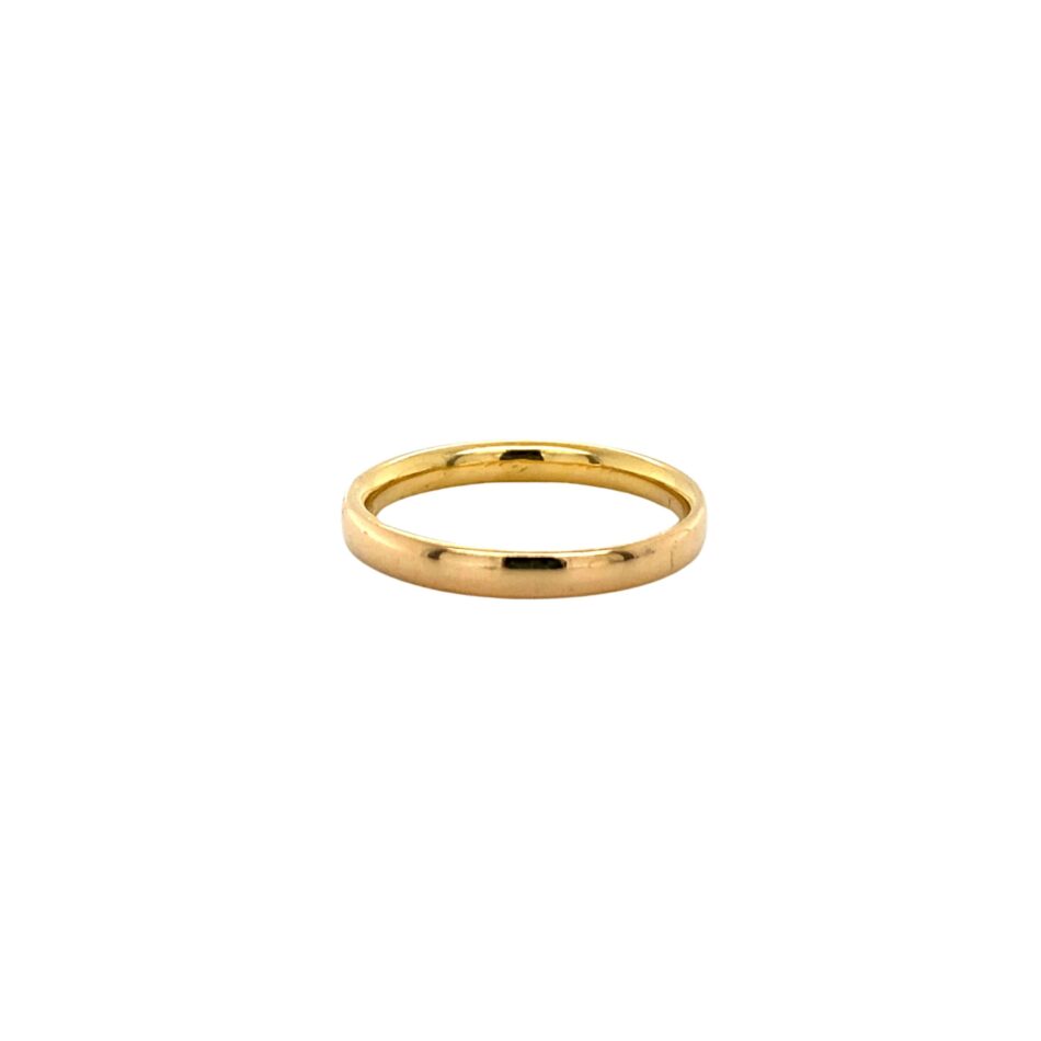 22K Gold 2.7mm Band - Image 4