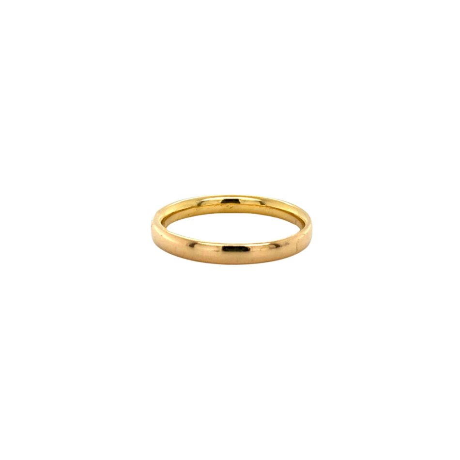 22K Gold 2.7mm Band - Image 4