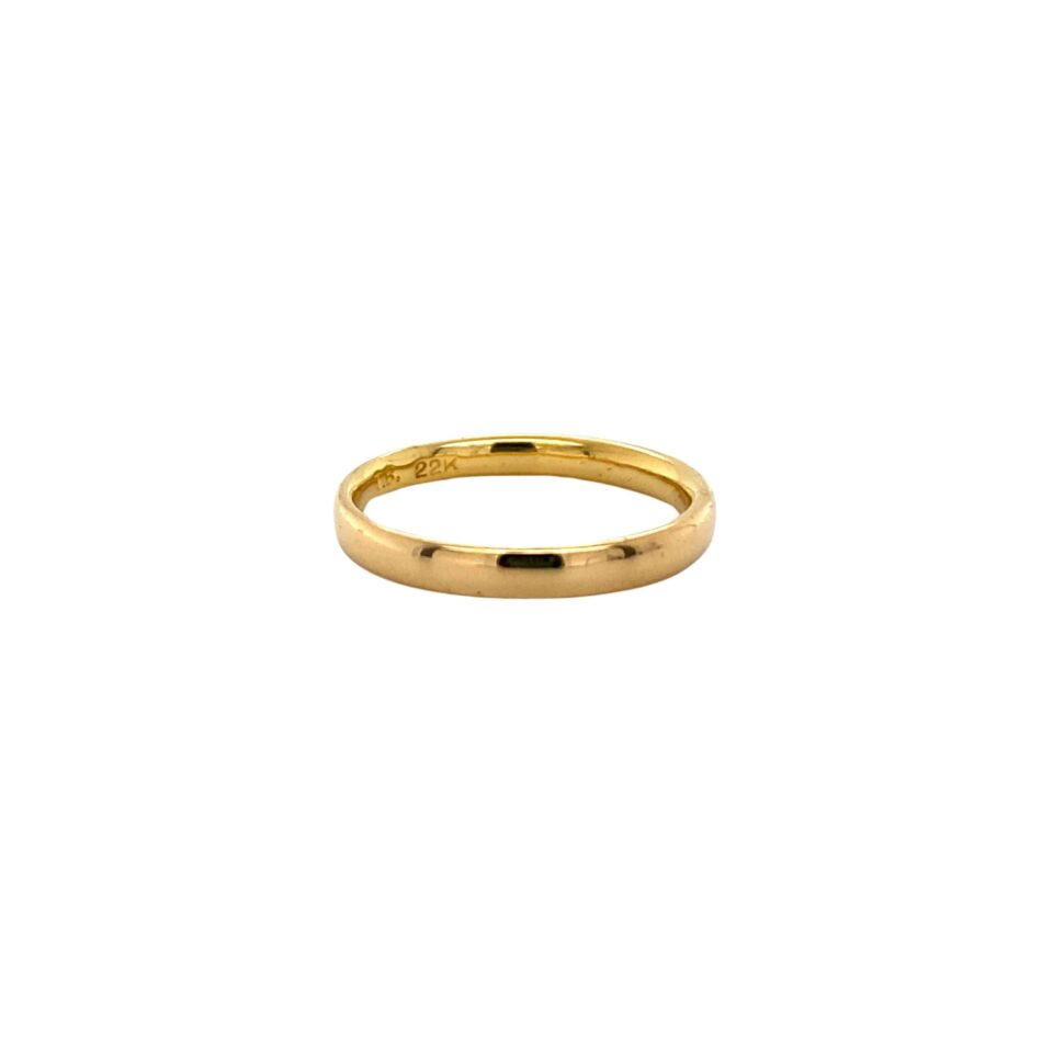 22K Gold 2.7mm Band - Image 6