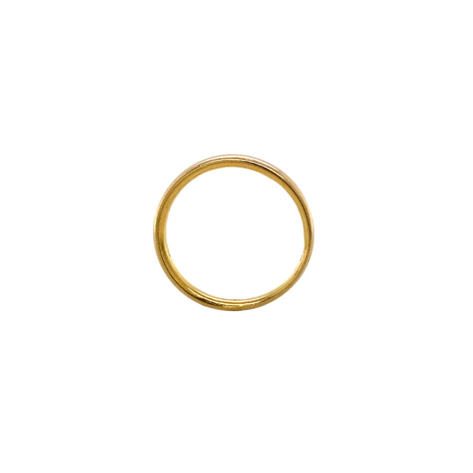 22K Gold 2.7mm Band - Image 8