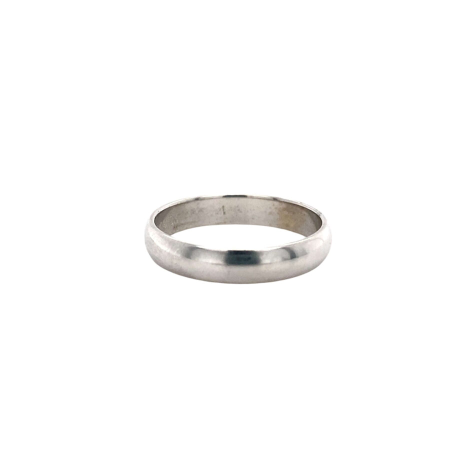 10K White Gold 4mm Band - Image 6