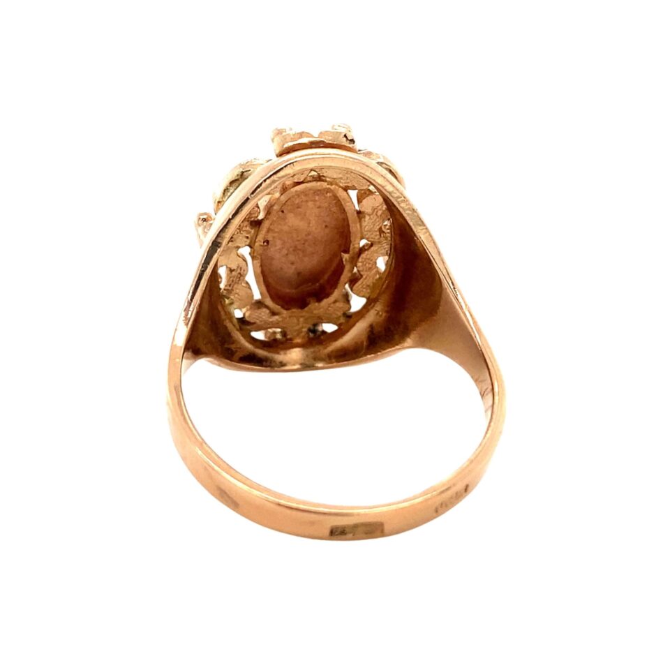 14K Rose Gold Signet Ring - Image 4