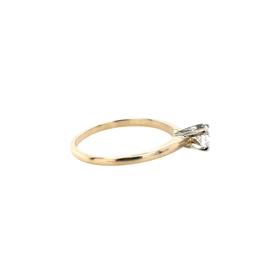 14K Gold .30ct Diamond Solitaire Ring - Image 5