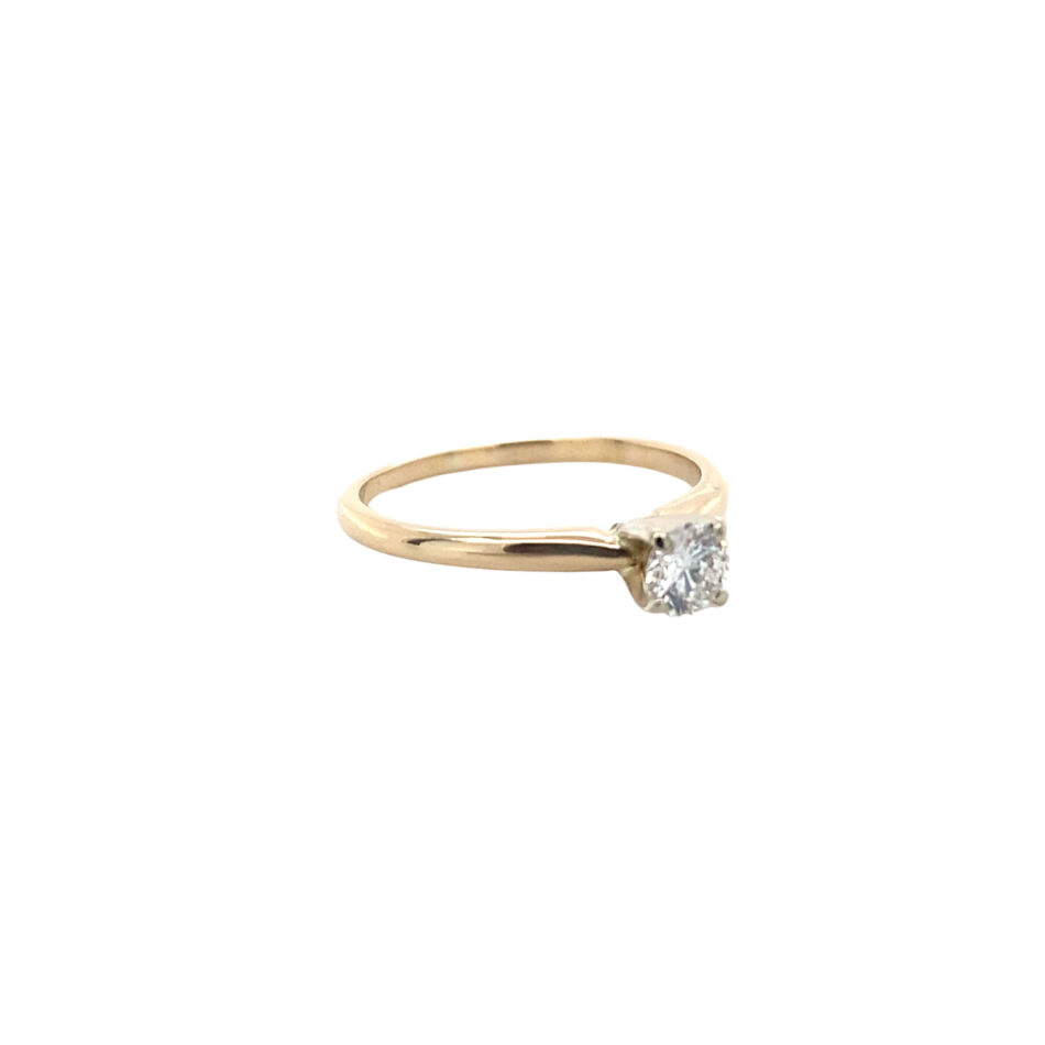 14K Gold .30ct Diamond Solitaire Ring - Image 6