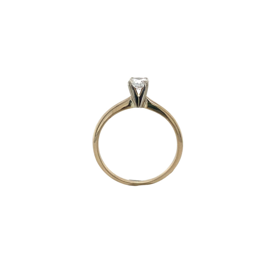 14K Gold .30ct Diamond Solitaire Ring - Image 8