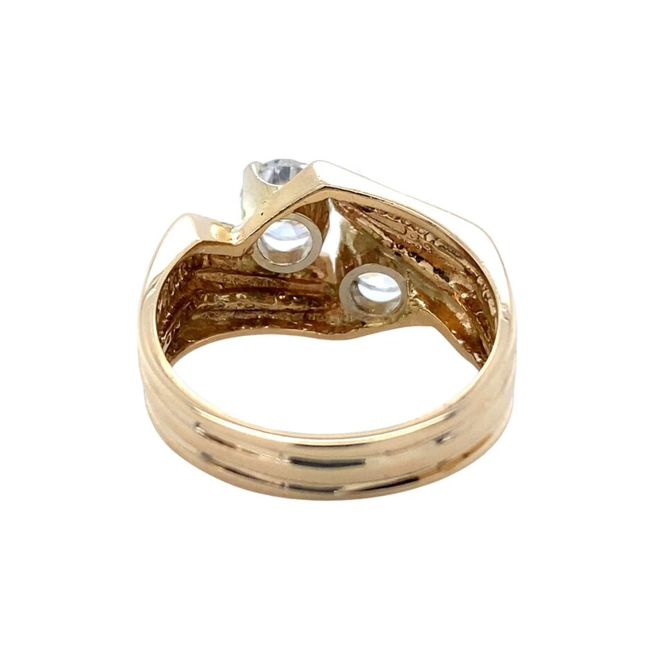 14K Gold Two-Stone 1.60ctw Diamond Ring - Image 4