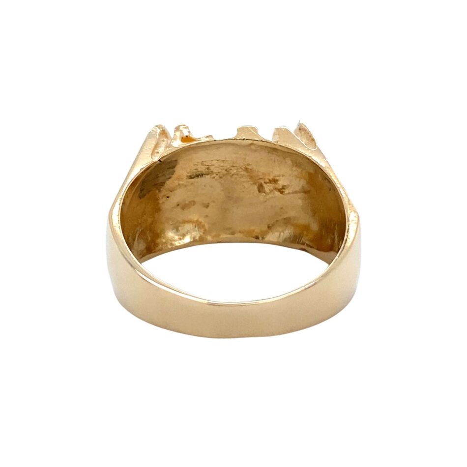 14K Gold Nugget Ring - Image 4