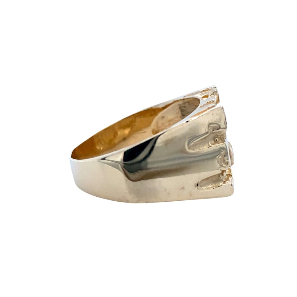 14K Gold Nugget Ring - Image 5