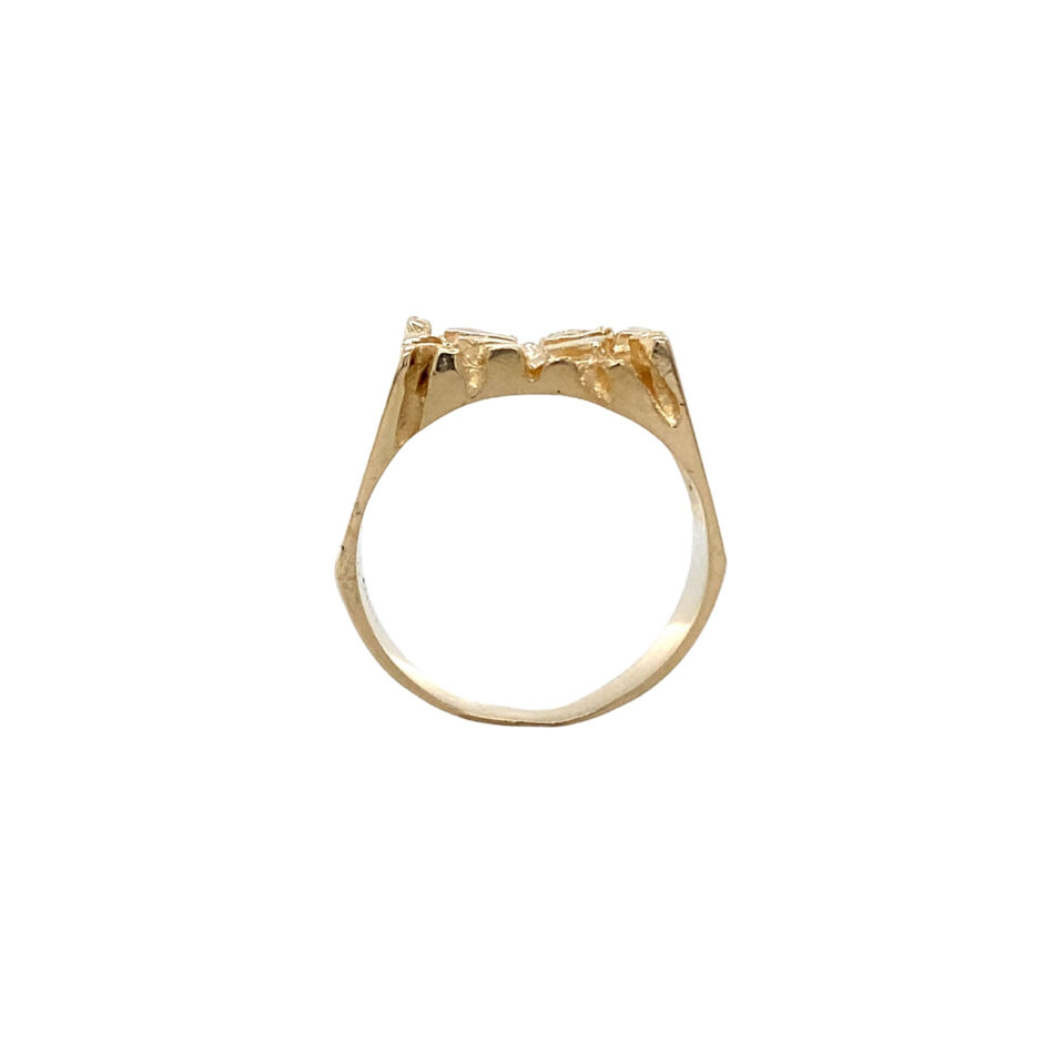 14K Gold Nugget Ring - Image 8