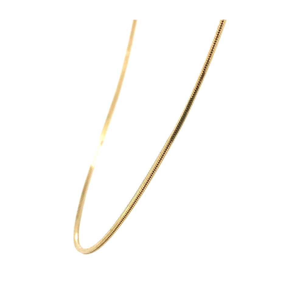 14K Gold Snake Chain - 18" - Image 3