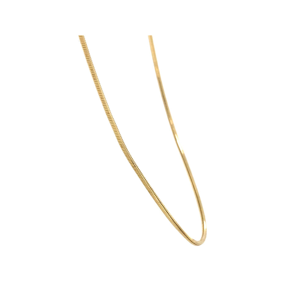 14K Gold Snake Chain - 18" - Image 5