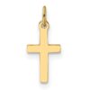 14K Gold Small Cross Pendant with Chain