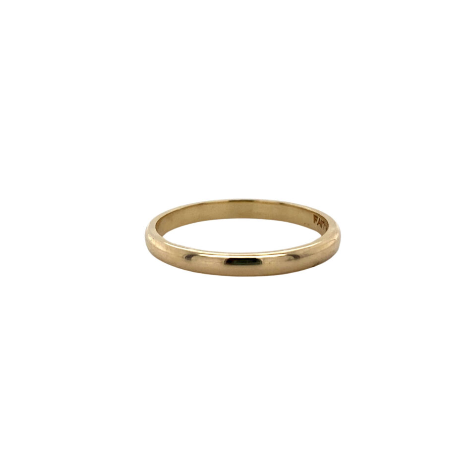 14K Gold 2mm Band - Image 3