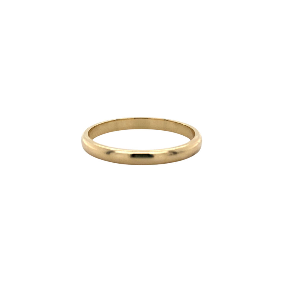 14K Gold 2mm Band - Image 4