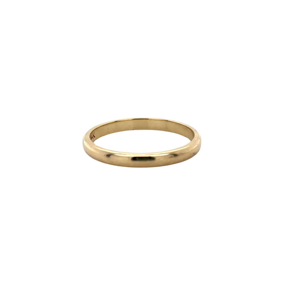 14K Gold 2mm Band - Image 5