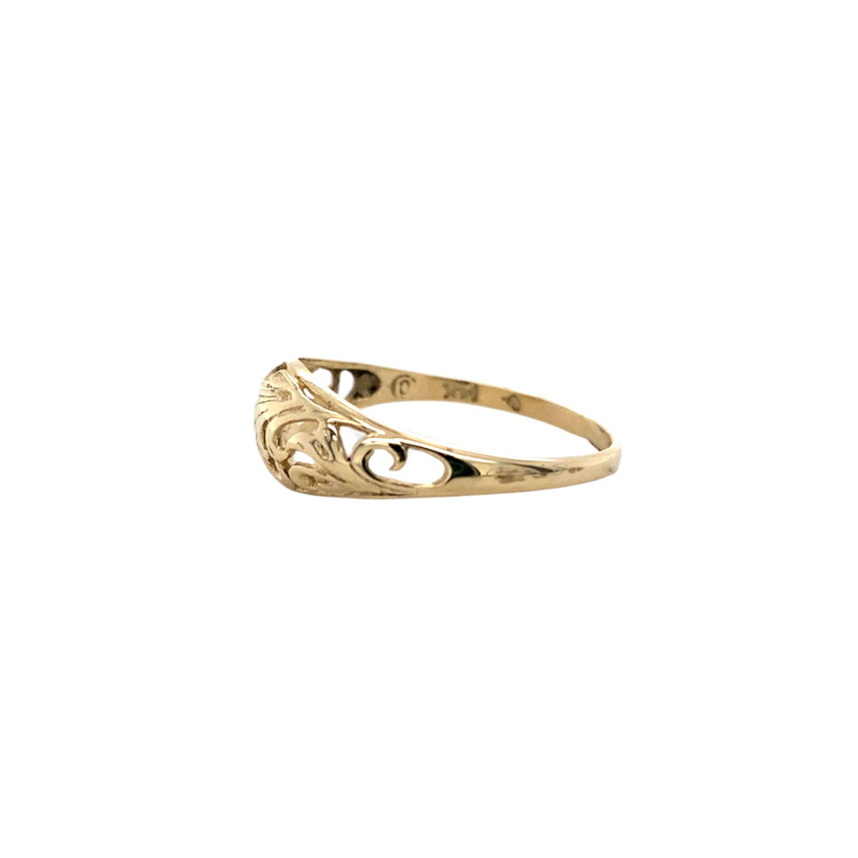 14K Gold Filigree Ring - Image 3