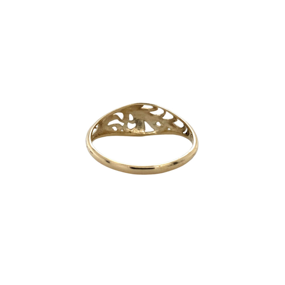 14K Gold Filigree Ring - Image 4