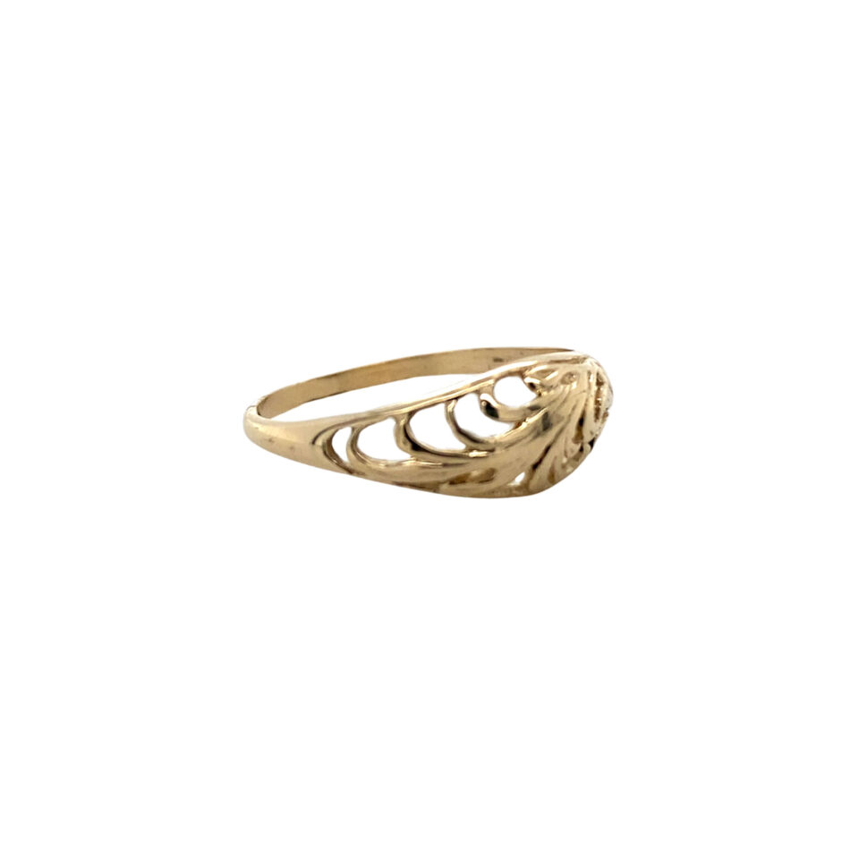 14K Gold Filigree Ring - Image 6