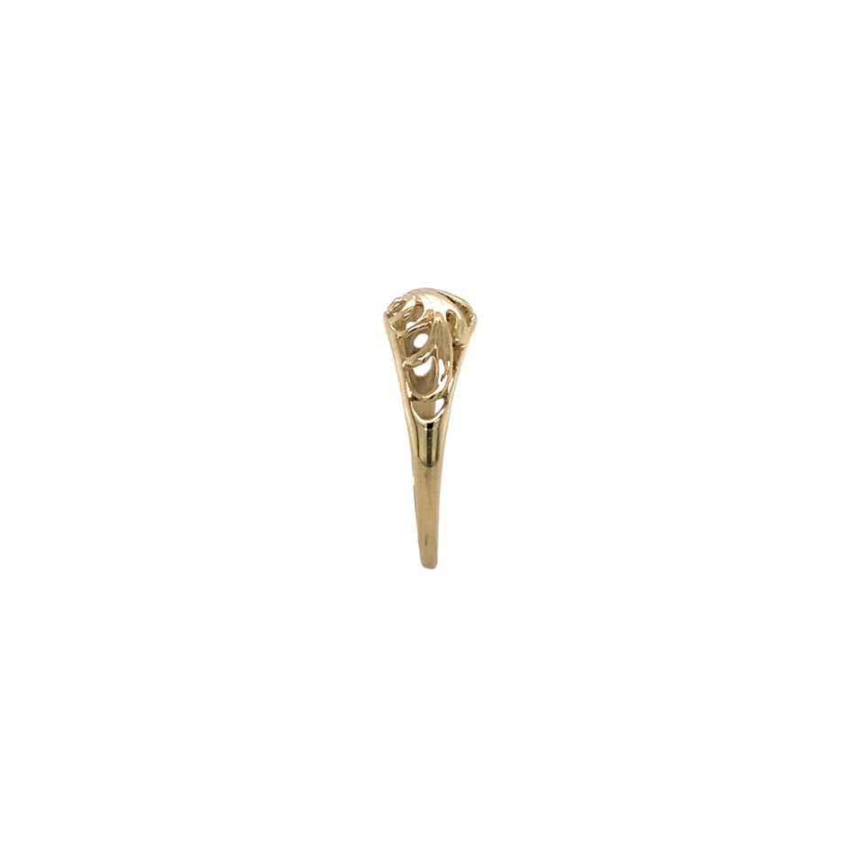14K Gold Filigree Ring - Image 7