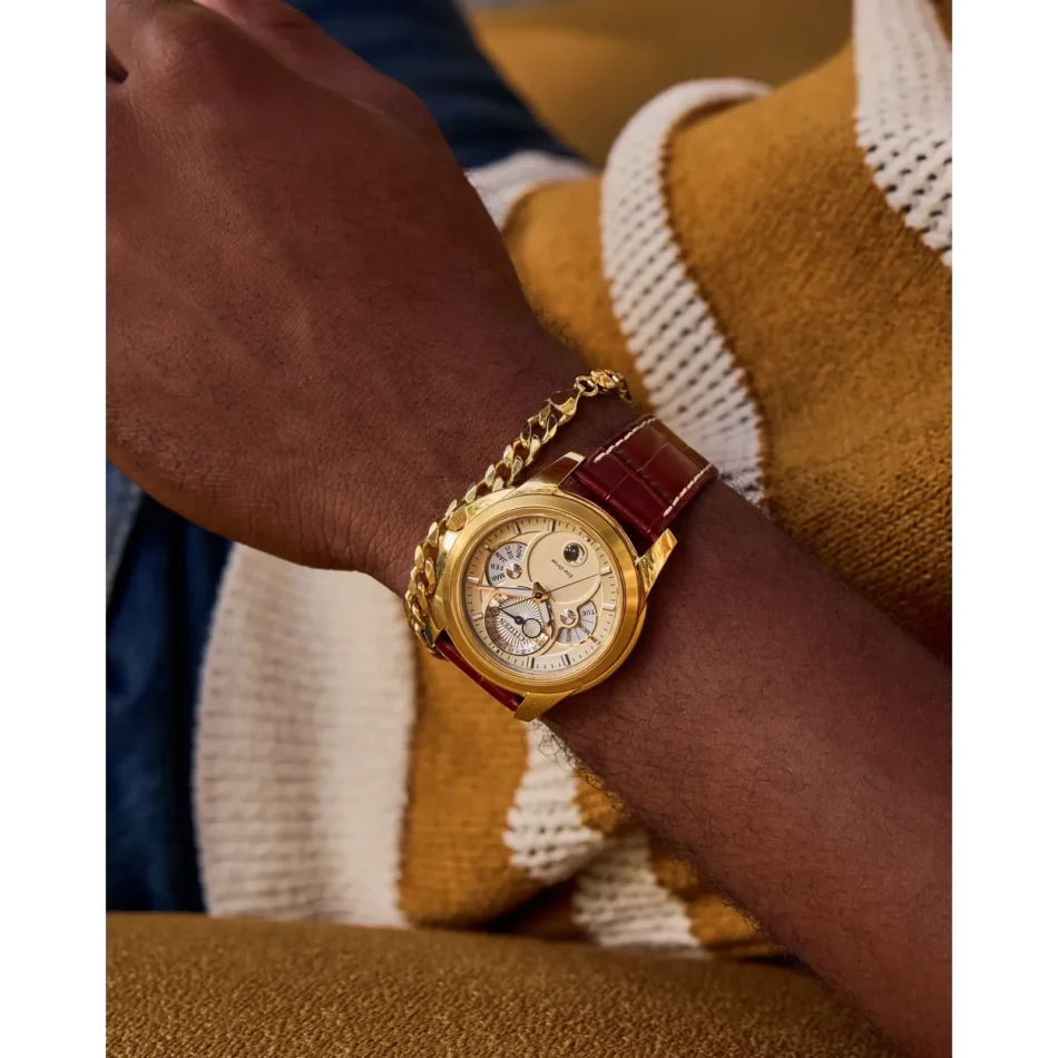 Citizen Eco-Drive Gold-Tone Calendrier Watch - Image 5