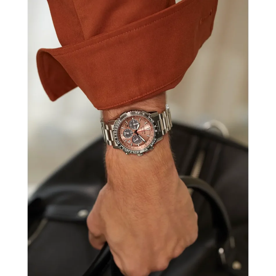 Citizen Eco-Drive Promaster Navihawk Watch with Copper-Tone Face - Image 6