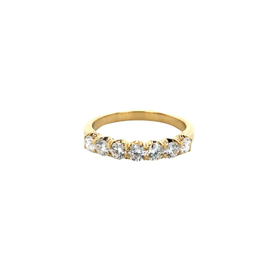 14K Gold .75ctw Diamond Crown Band