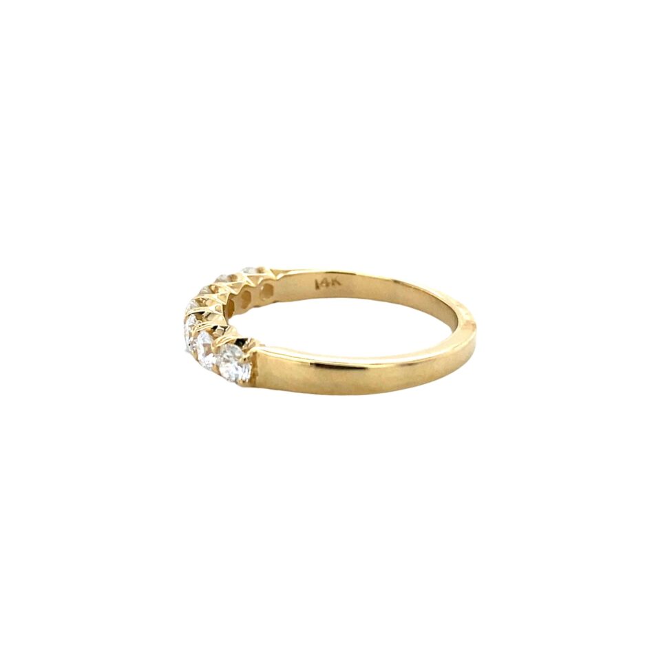 14K Gold .75ctw Diamond Crown Band - Image 3