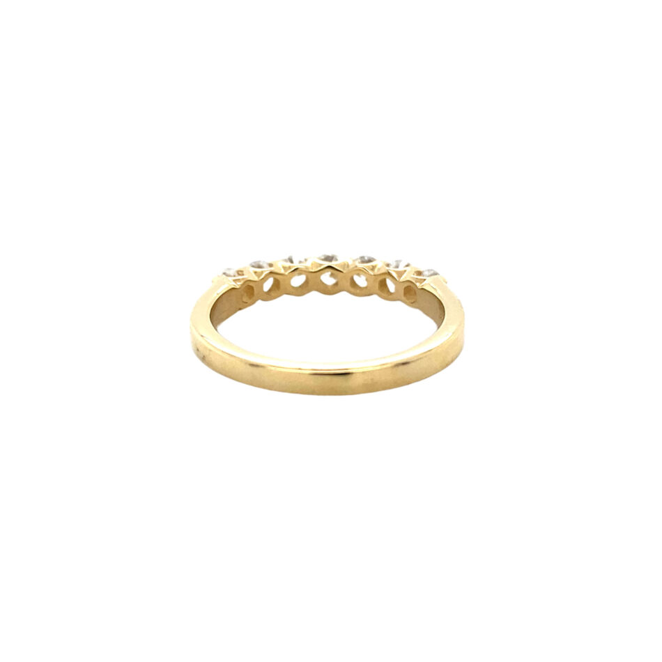 14K Gold .75ctw Diamond Crown Band - Image 4