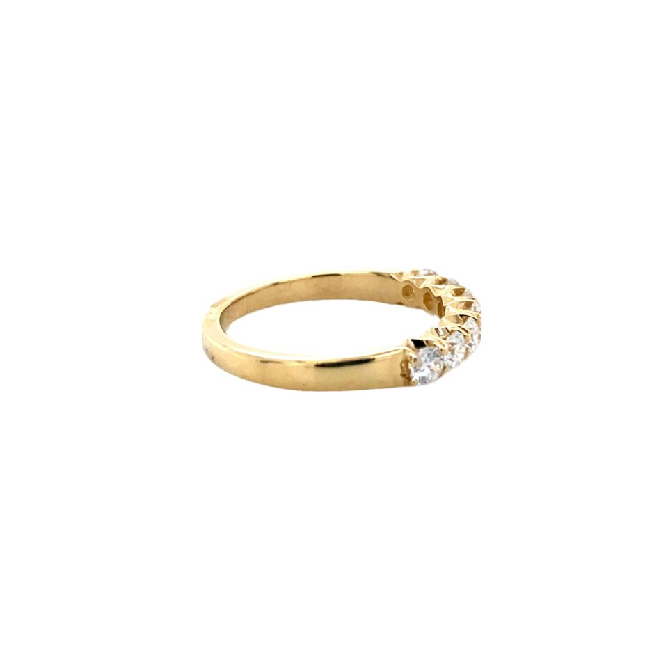 14K Gold .75ctw Diamond Crown Band - Image 5