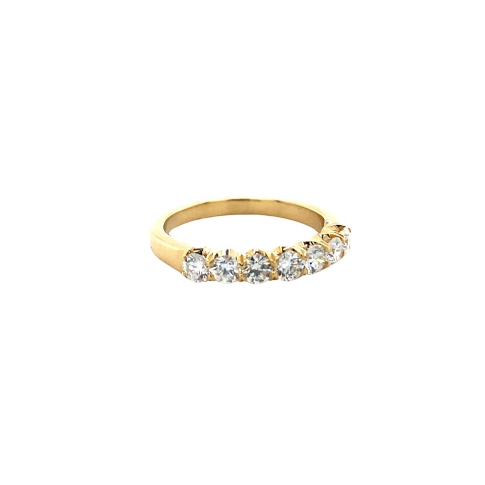 14K Gold .75ctw Diamond Crown Band - Image 6